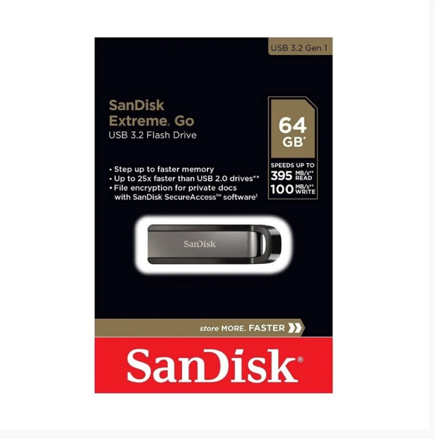 SanDisk Ultra Extreme Go 64 GB 3.2 USB, 395 MB/s