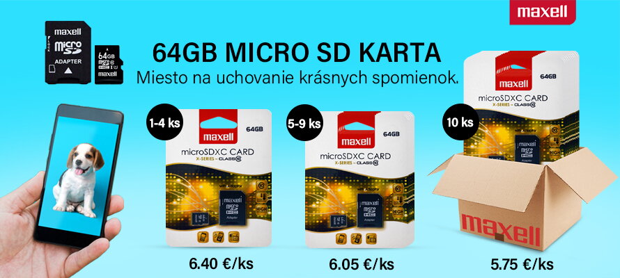 Maxell 64GB microSDHC