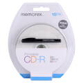 MEMOREX CD-R 52X 700MB WHITE INK PRINTABLE 10PK BLISTER + MARKER PEN