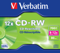 Verbatim CD-RW 12x Jewel Case