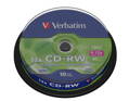 Verbatim CD-RW 12x 700MB Cake 10