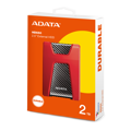 ADATA HD650 Durable externí HDD 2TB 2,5'' USB 3.1 RED