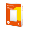ADATA HV300 externí HDD 2TB 2.5'' USB 3.1, biely
