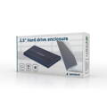GEMBIRD externý HDD/SSD kryt 2,5'' USB 2.0 hliník čierny