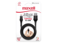 Maxell USB - LIGHTNING JELLEZ CABLE 1,2m  Black