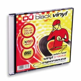 Esperanza CD-R 52X 700MB Vinyl Slim Case