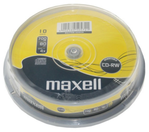 Maxell CD-RW  4x cake 10