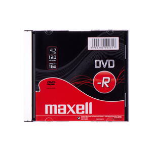 Maxell DVD-R 16x 4,7GB Slim Case