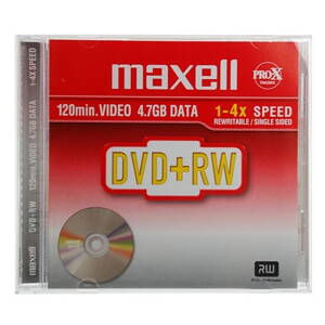 Maxell DVD+RW 4x Jewel Case