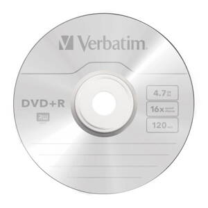 Verbatim DVD+R 16x Paper Sleve