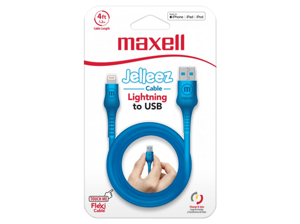 Maxell USB - LIGHTNING JELLEZ CABLE 1,2m  Blue