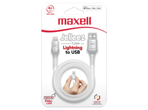 Maxell USB - LIGHTNING JELLEZ CABLE 1,2m  White