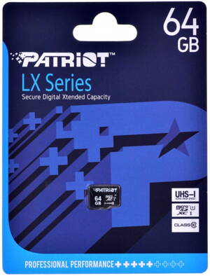 PATRIOT 64GB microSDXC Class10  