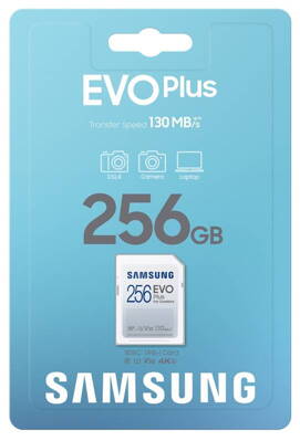 Samsung EVO Plus SDXC pamäťová karta 256GB 130MB/s