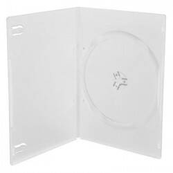 DVD-Box 14mm Single White Amaray