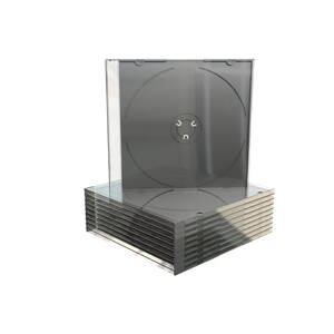 Mediarange CD-Box 5,2 mm Single Black tray
