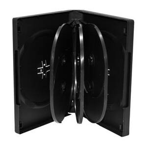 Mediarange DVD-Box 27mm for 8 Black *3Pack