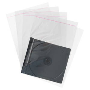 MediaRange Lepiace plastové puzdrá pre 10,4 mm CD priehľadné, 100 balení