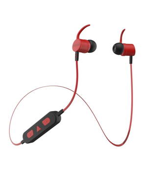 Maxell Earphone Solid Bluetooth Red EB-BT100