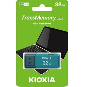 Kioxia USB Hayabusa U202 32GB USB 2.0 Aqua
