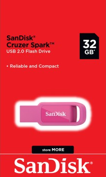 SanDisk Cruzer Spark USB 32 GB 2.0 pink