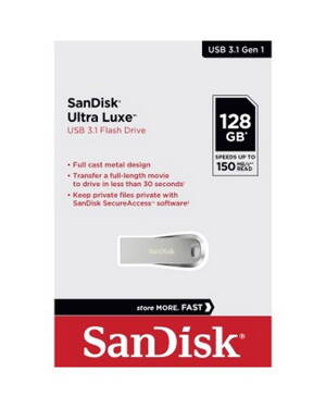 SANDISK ULTRA LUXE USB flash disk 3.1 128GB (150MB/s)