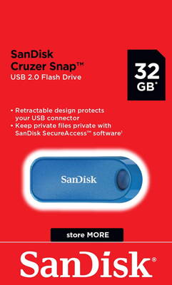 Sandisk Cruzer Snap 2.0 Global 32 GB blue