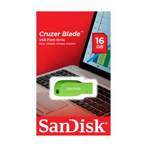 SanDisk Cruzer BLADE 16GB USB 2_0 flashdisk GREEN
