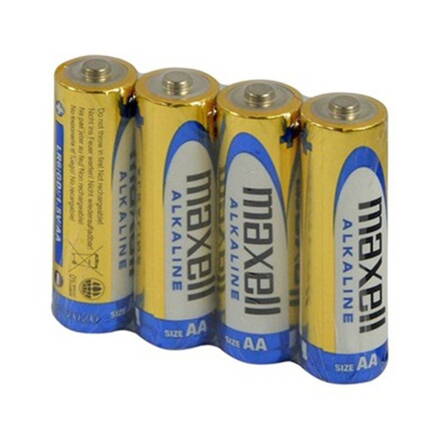 Maxell Alkaline AA LR6 Shrink 4 PK