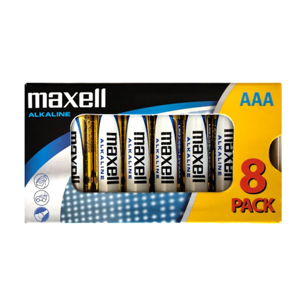 Maxell Alkalické batérie LR03 AAA 8ks