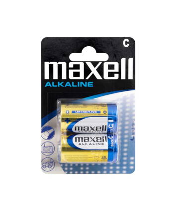 Maxell Alkaline  LR-14 2PK Blister