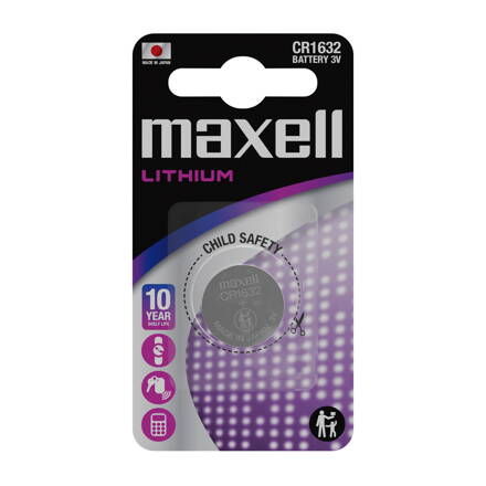 Maxell Battery CR1632 1/cs.