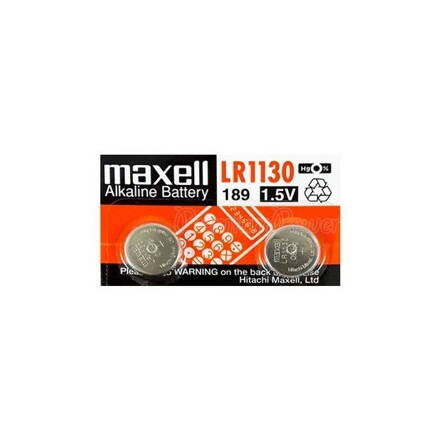 Maxell Alkalické batérie LR 1130, 2/Blister
