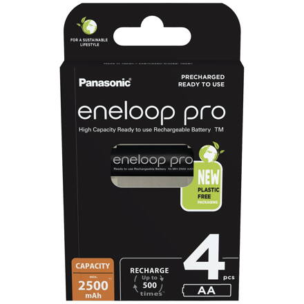 Panasonic Eneloop Pro AA akku NiMH 1,2V 2500mAh