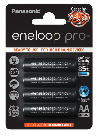 Panasonic Eneloop Pro R03/AAA 930mAh, 4 ks