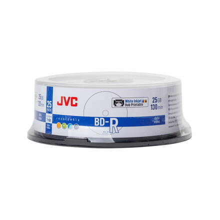 JVC BD-R SL 6X 25GB nyomtatható vízálló Lemez - Cake 25