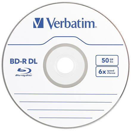 Verbatim BD-R DL 6X 50GB Paper Sleve