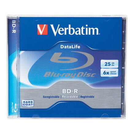 Verbatim BD-R 6x 25GB Jewel Case 1db
