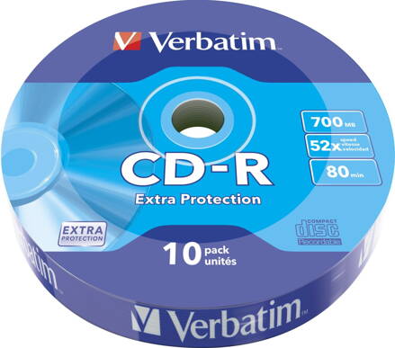 Verbatim CD-R 52X 700MB shrink 10