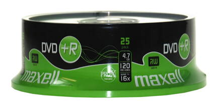 Maxell DVD+R 16x 4,7GB Cake 25