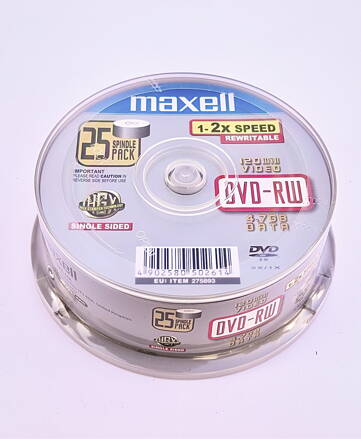 Maxell DVD-RW 2x Cake 25 