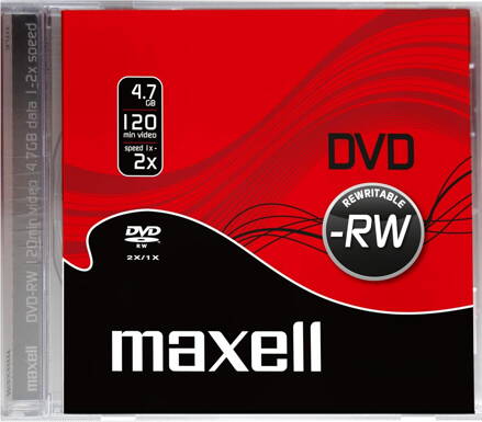 Maxell DVD-RW 2x Jewel Case