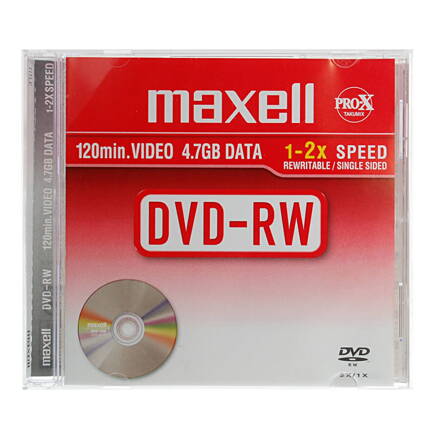 Maxell DVD-RW 2x Jewel Case