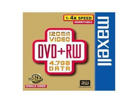 Maxell DVD+RW 4x Jewel Case