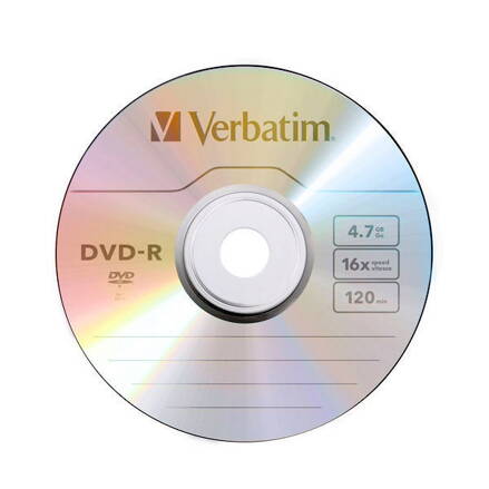 Verbatim DVD-R 16x 4,7GB Paper Sleve