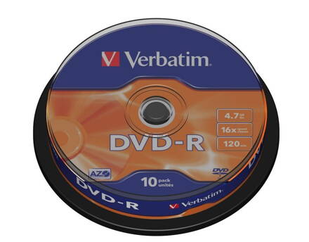 Verbatim DVD-R 16x 4,7GB Cake 10