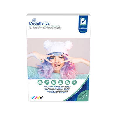 Mediarange Fotopapier A4 vysokolesklý 220g, (100)