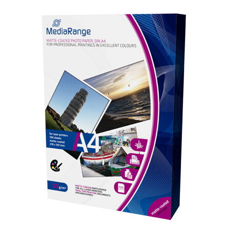 Mediarange Paper A4 Laser 120G,(100)