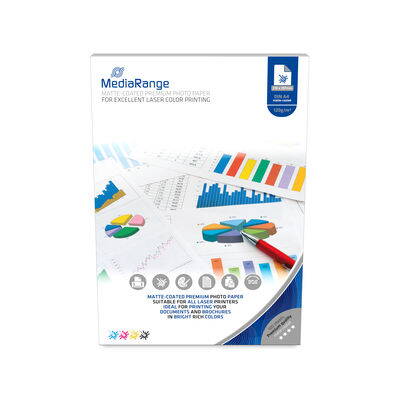 Mediarange Fotopapier A4 matný 120g, (100)