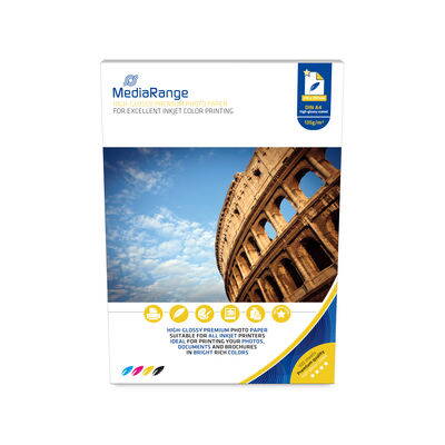 Mediarange Fotopapier A4 vysokolesklý 135g, (100)